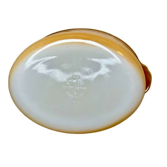 Vintage Pyrex FIRE KING Peach Lusterware 1-1/2 Qt. Casserole Dish #467 READ - Picture 9 of 16